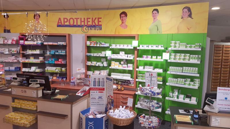 Innenansicht der Apotheke Neustadt-Centrum